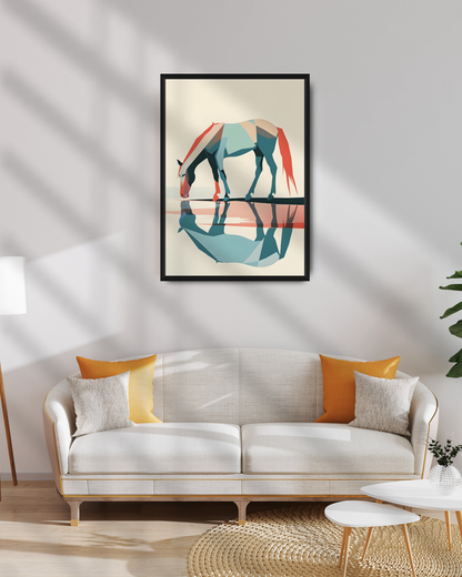 Abstract horse