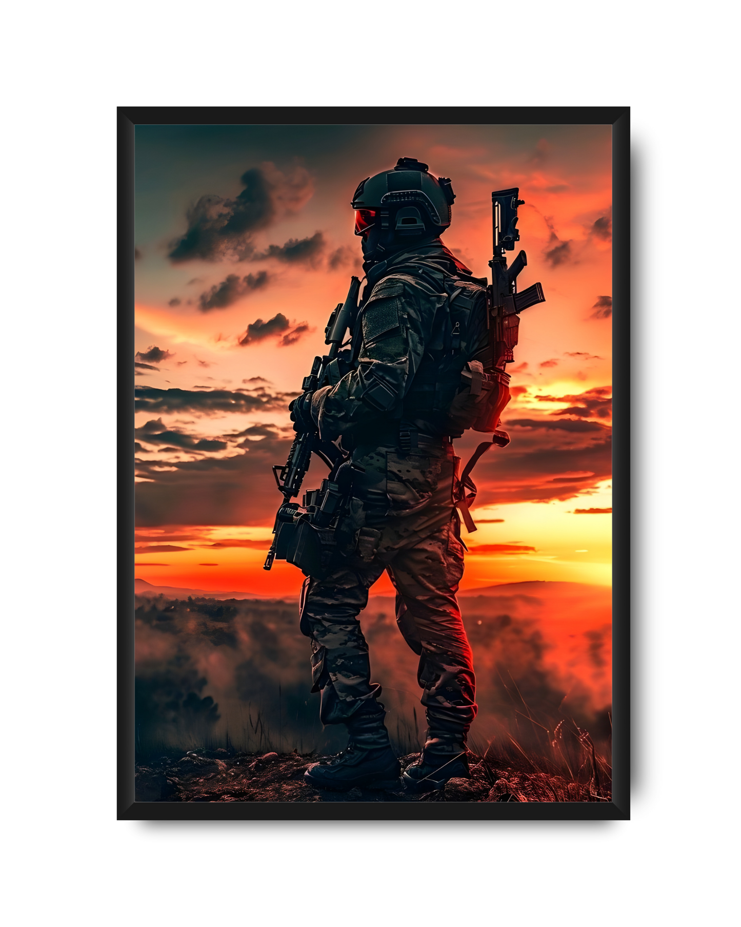 Sun down at war