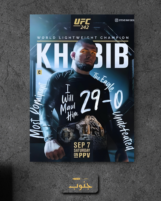 Khabib 29-0